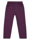 Pantaloni lungi twill Amia Purple