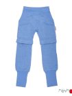 Pantaloni lungi/scurți 2 în 1 din cânepă și bumbac Yoga Robbia Blue