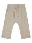 Pantaloni muselină bebe Mare Beige