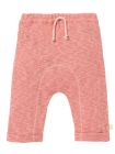 Pantaloni tricotați din bumbac și in Pink