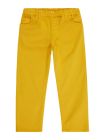 Pantaloni twill fete Dea Mustard
