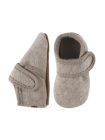 Papuci casă copii, lână Beige Melange