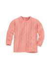 Pulover tricotat din bumbac și in Pink