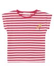 Tricou bumbac organic Dora Pink Stripes