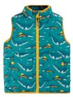 Vestă reversibilă băieţi Explorer Rainbow Whales